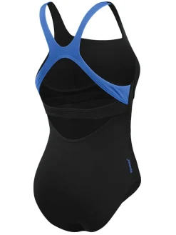 Badpak blauw/zwart
