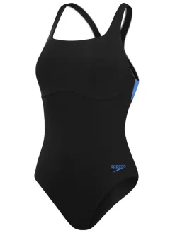 Badpak blauw/zwart
