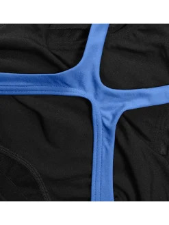 Badpak blauw/zwart