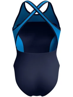 Badpak donkerblauw/blauw
