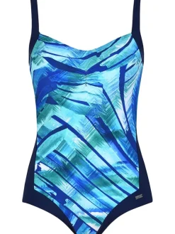 Badpak donkerblauw/blauw