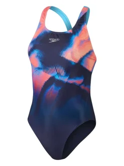 Badpak "Eco +" donkerblauw/lichtblauw/lichtroze