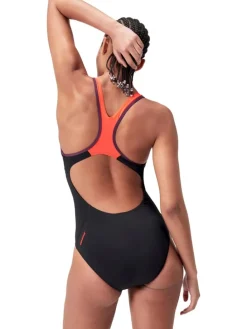 Badpak ''Eco+'' zwart/oranje