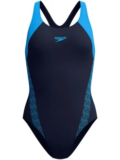 Badpak "End+ H-Boom" donkerblauw/blauw
