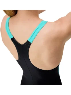 Badpak "H-Boom" zwart/turquoise