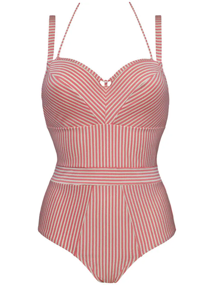 Badpak "Holi vintage" roze/crème
