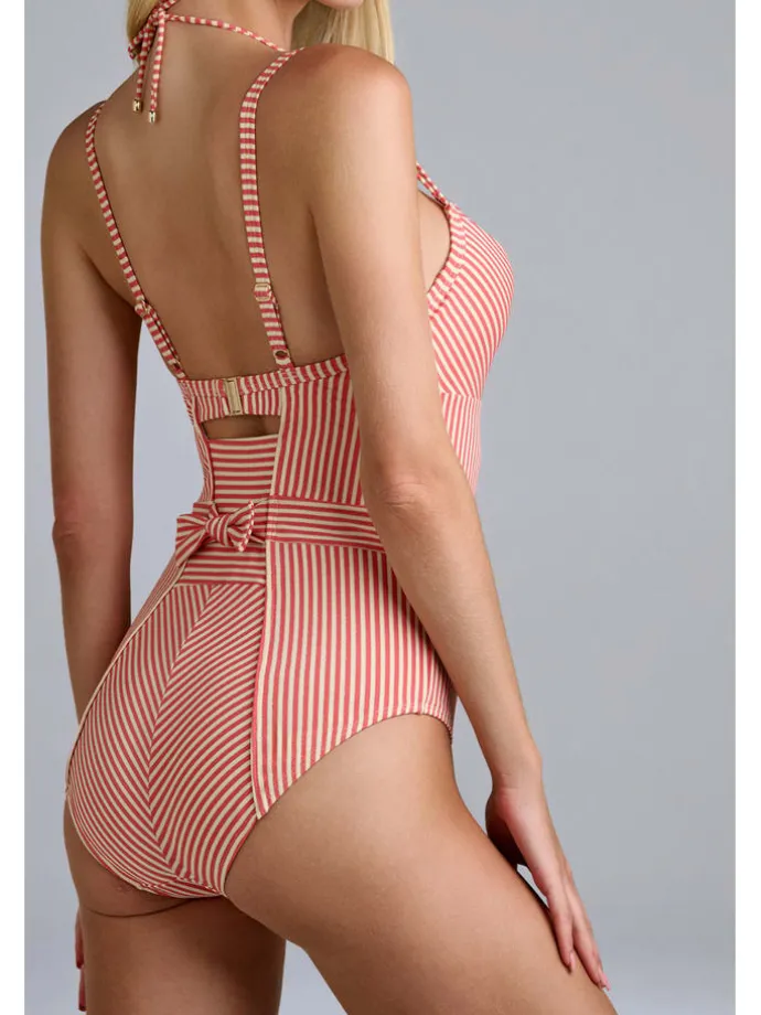Badpak "Holi vintage" roze/crème