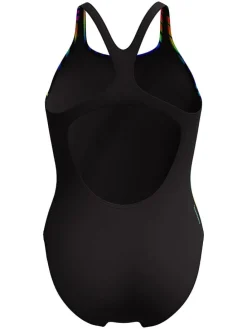 Badpak "Medalist" zwart/meerkleurig