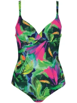 Badpak roze/groen