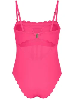 Badpak "Scallop" roze