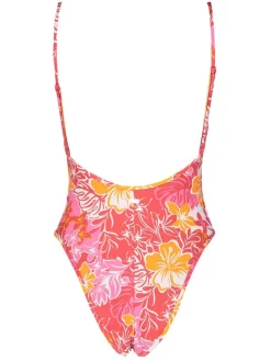 Badpak "Sea Spray" rood/oranje
