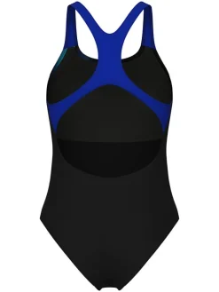 Badpak zwart/blauw