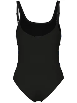 Badpak zwart/blauw