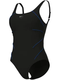 Badpak zwart/blauw