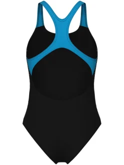 Badpak zwart/blauw