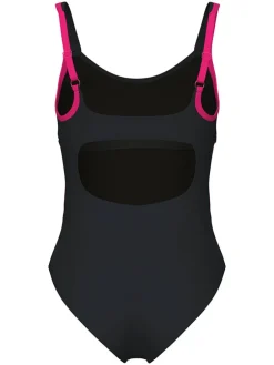 Badpak zwart/roze