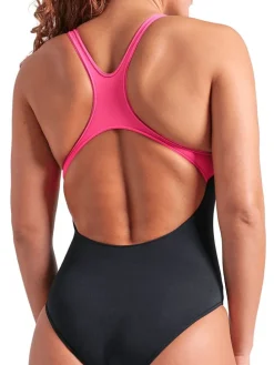 Badpak zwart/roze