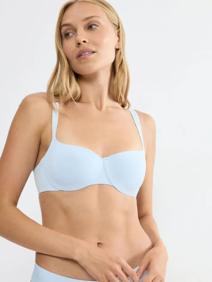 Balconettebeha "Body Make-Up Illusion" lichtblauw