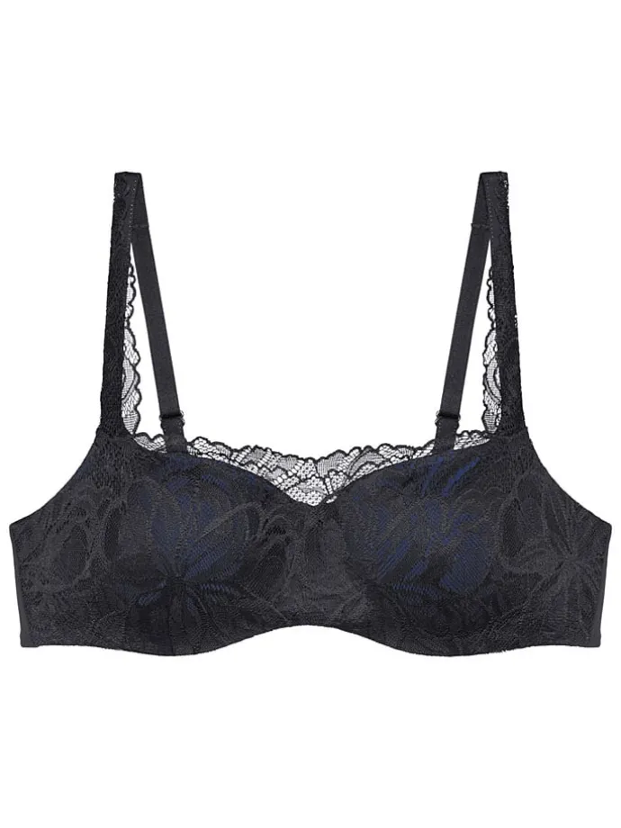 Balconettebeha "Body Make-Up" zwart/donkerblauw