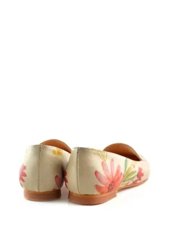 Ballerina's beige/meerkleurig