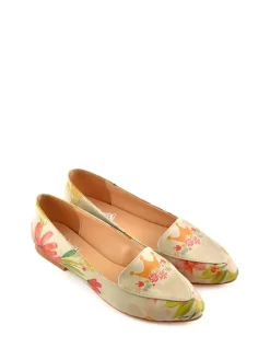 Ballerina's beige/meerkleurig