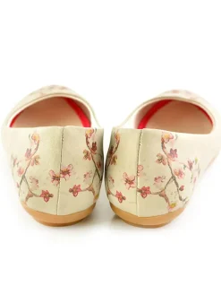 Ballerina's beige/meerkleurig