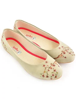 Ballerina's beige/meerkleurig