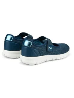Ballerina's donkerblauw