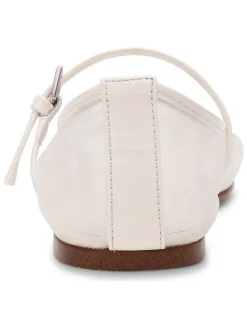 Ballerina's met bandje crème