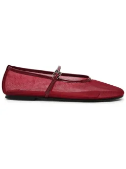Ballerina's met bandje rood
