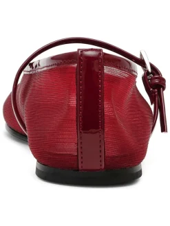 Ballerina's met bandje rood