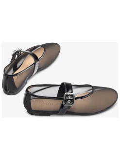 Ballerina's met bandje zwart