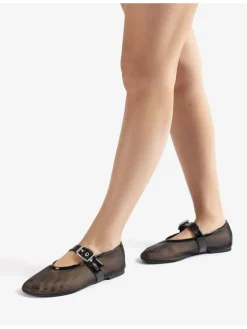 Ballerina's met bandje zwart