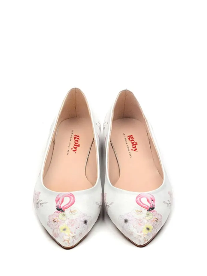 Ballerina's wit/meerkleurig