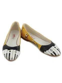 Ballerina's zwart/geel