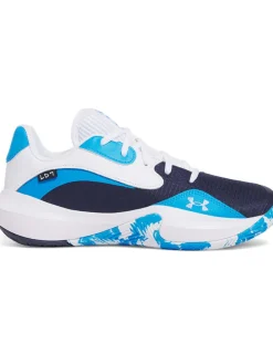 Basketbalschoenen blauw/donkerblauw/wit