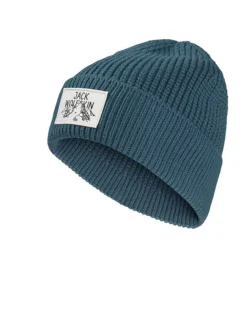 Beanie "Badge" blauw