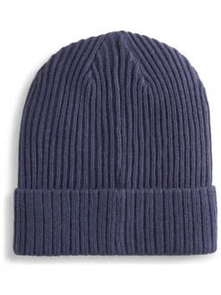 Beanie donkerblauw
