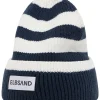 Beanie "Norid" donkerblauw/wit
