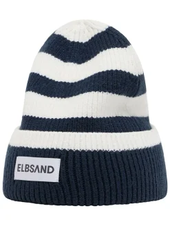 Beanie "Norid" donkerblauw/wit