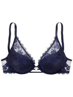 Beugelbeha donkerblauw