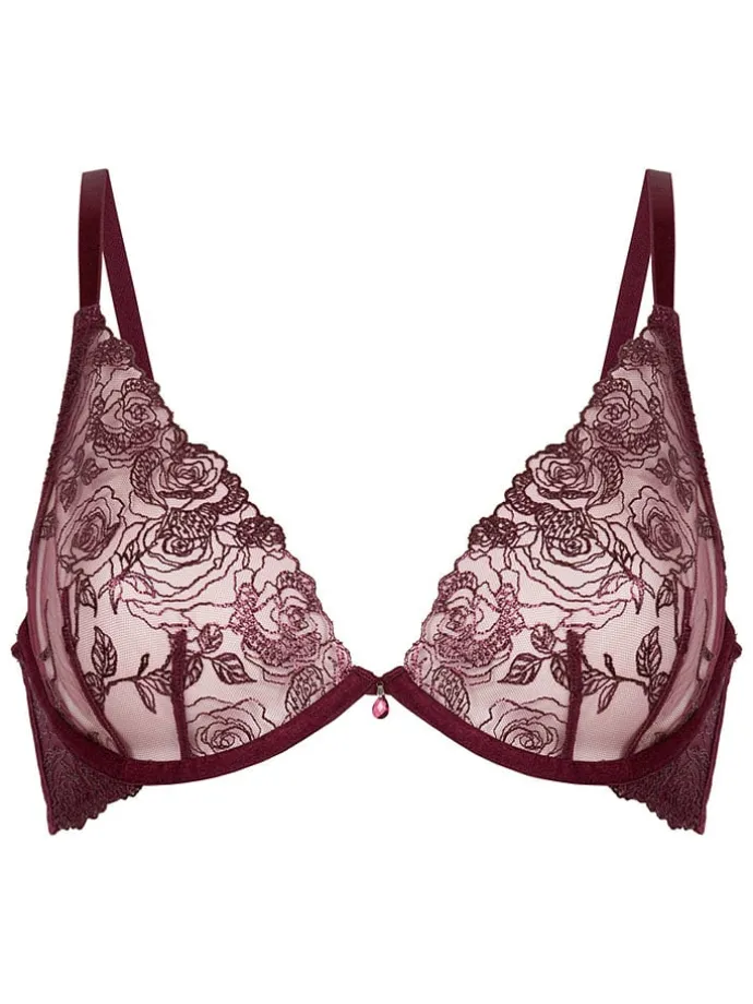 Beugelbeha "Hollie" bordeaux