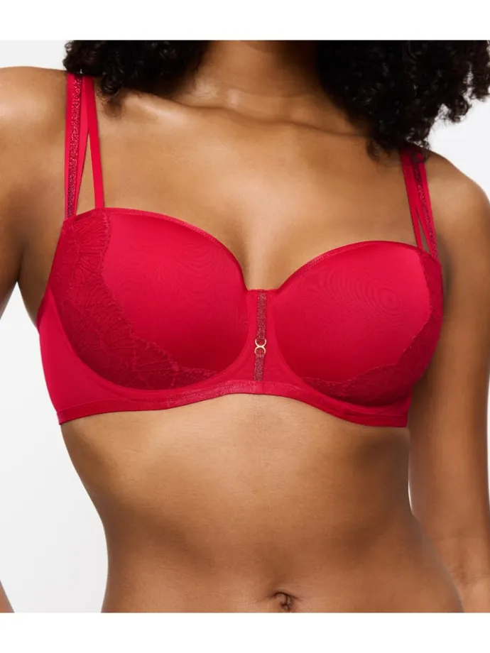 Beugelbeha "Palina Moonlight Kiss" rood