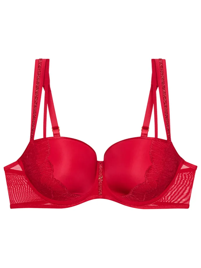 Beugelbeha "Palina Moonlight Kiss" rood