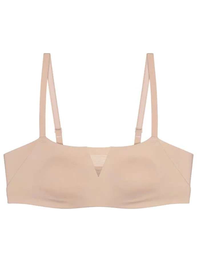 Beugelloze beha "Flex Smart" beige