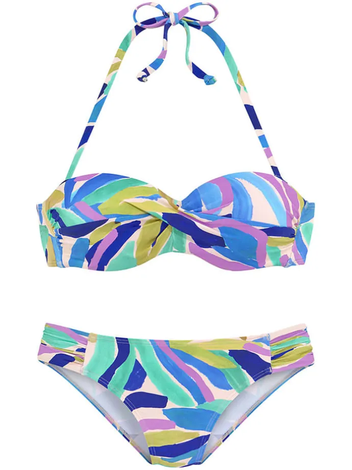 Bikini blauw/turquoise/groen