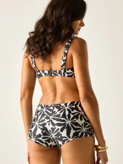 Bikinislip "Aceana" zwart/crème