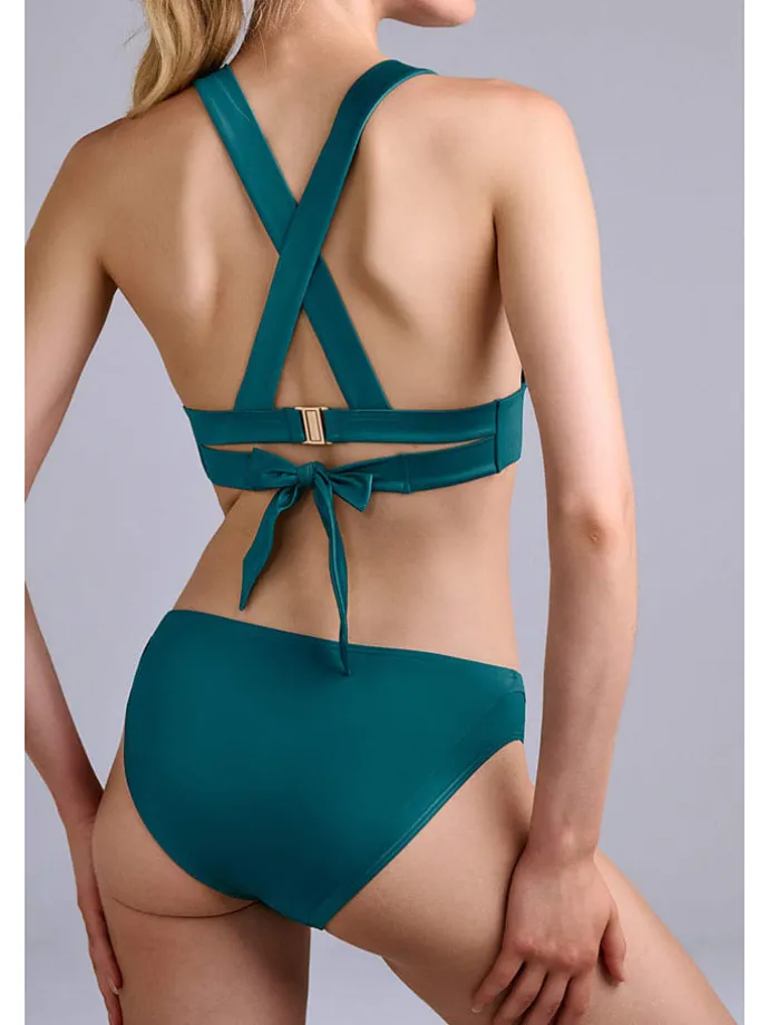 Bikinislip "Cache Coeur" petrol