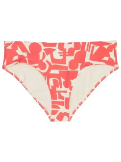 Bikinislip roze/crème