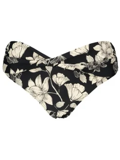 Bikinislip zwart/crème